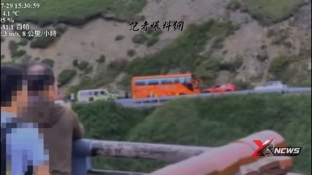 遊覽車拋錨塞路台8線車撞4人傷