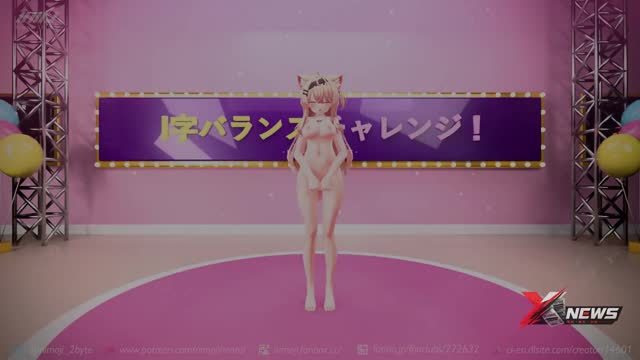 艾可挑战一字平衡！