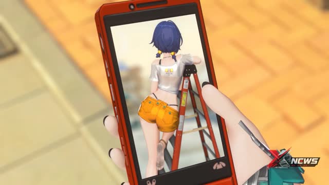 3D动画：保洁员脚心清洁